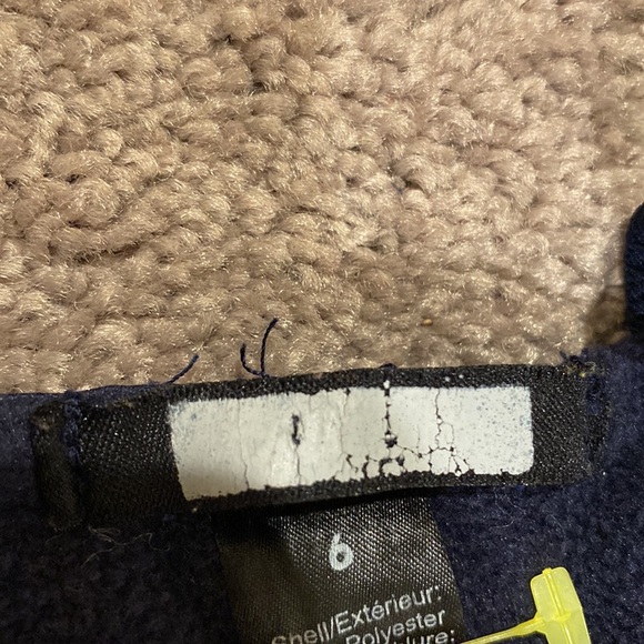 Navy Blue Snowbib SIZE 6 - Picture 4 of 6